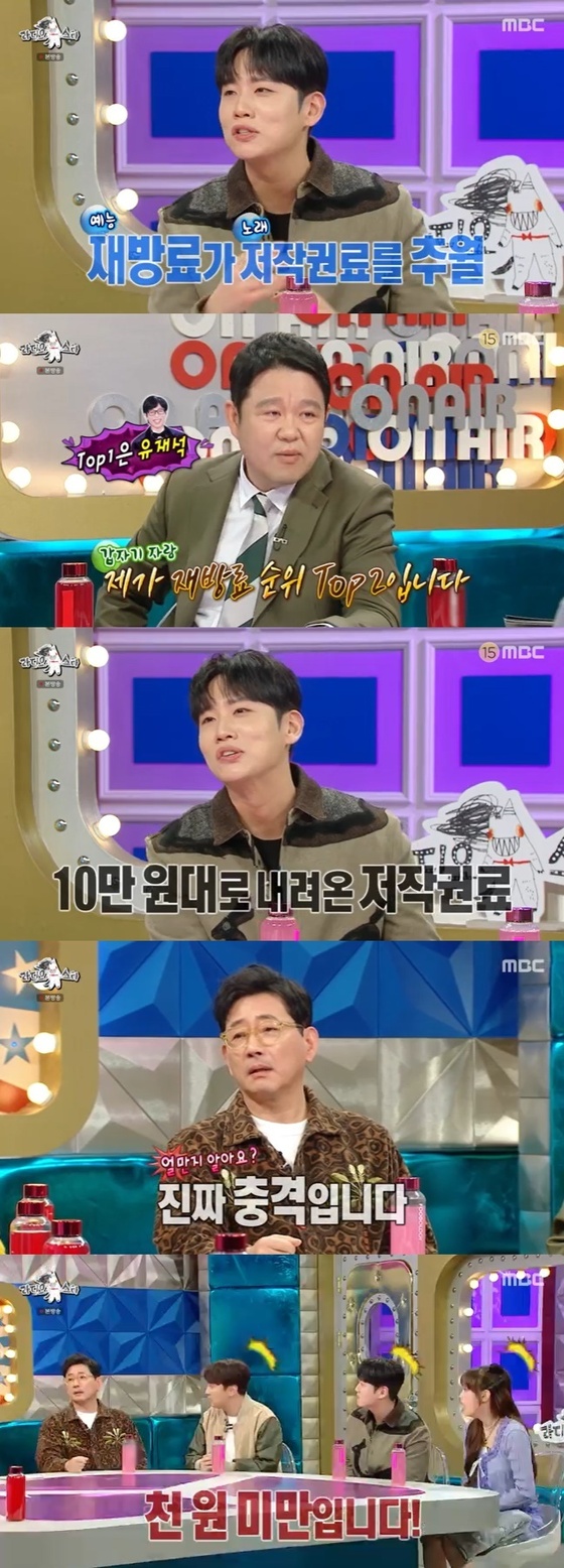 MBC 드라마 '허준' 재방료 공개한 전광렬 / MBC '라디오스타'